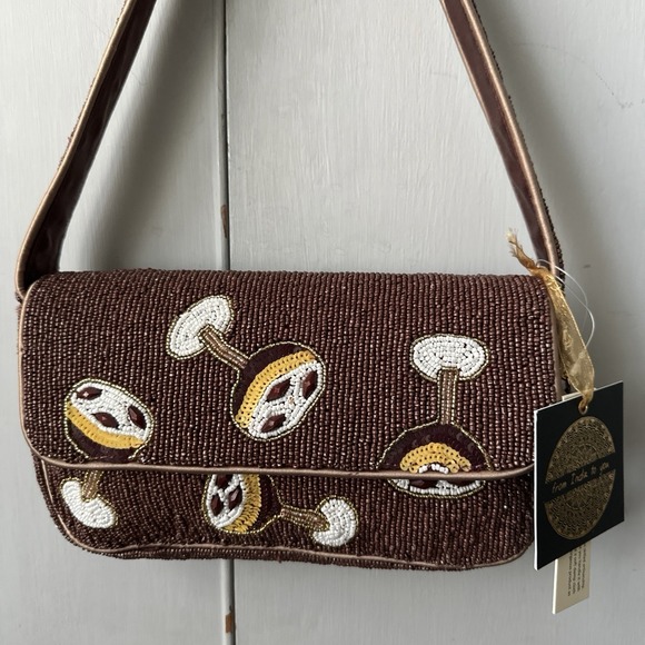 NWT New Release  From India to You Espresso Martini Beaded Bag TikTok Viral - Picture 3 of 16